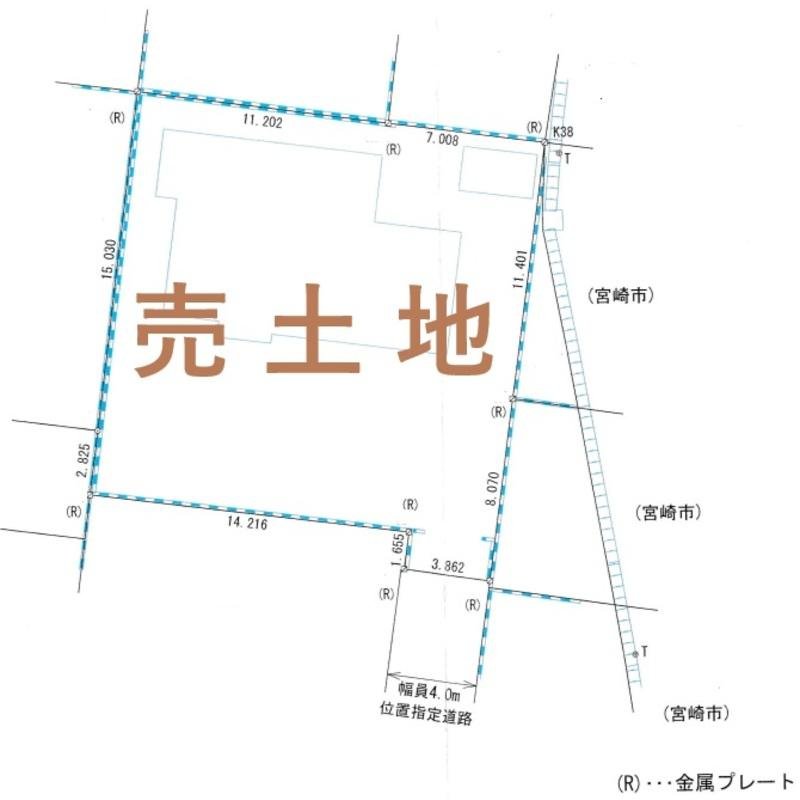 売土地　宮崎市大字小松